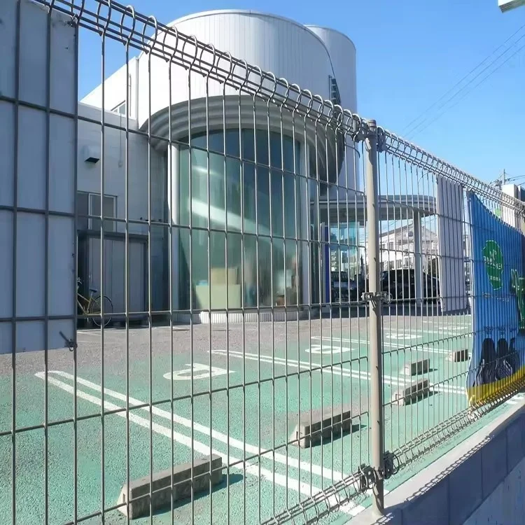 Factory supply green pvc powder coated welded wire panel brc fence for garden