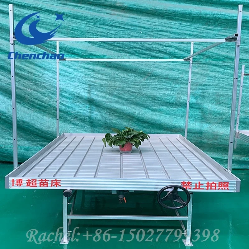 Hydroponic grow table danish rolling bench flood trays for propagation
