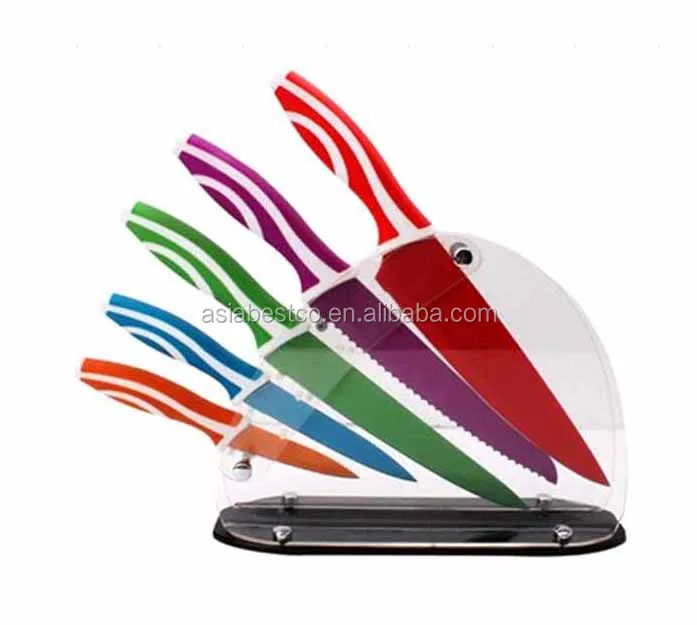 5pcs Colorful Kitchen Knife Set Royalty Line