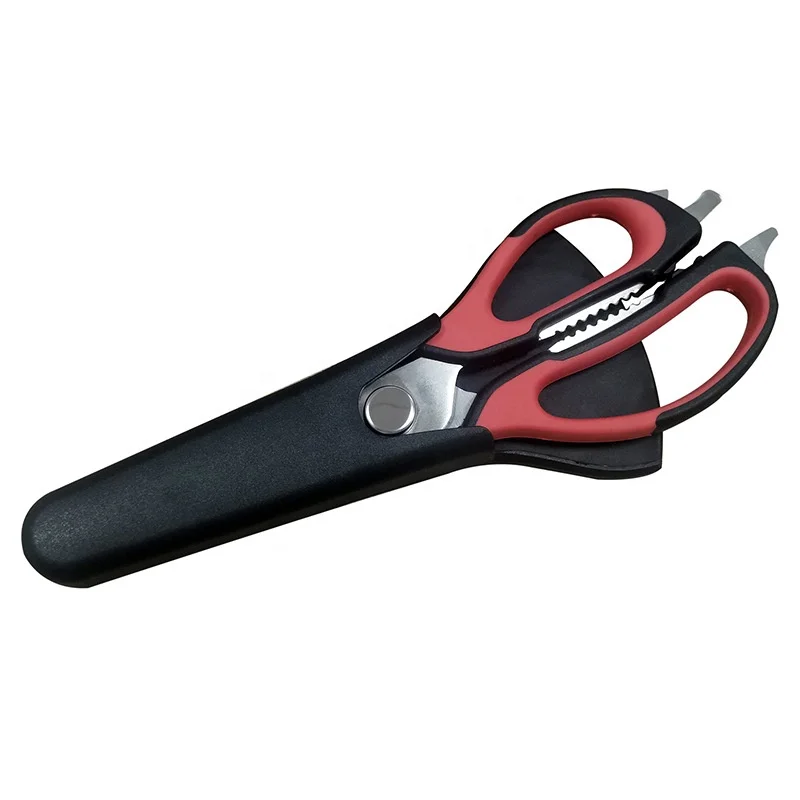 New Design 2 IN 1 Multifunction Stainless Steel Separable Kitchen Scissors With Magnetic Holder