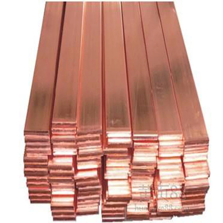 Standard C11000 C10200 C10100  Tin plated flat copper busbar copper bus bar manufacturer