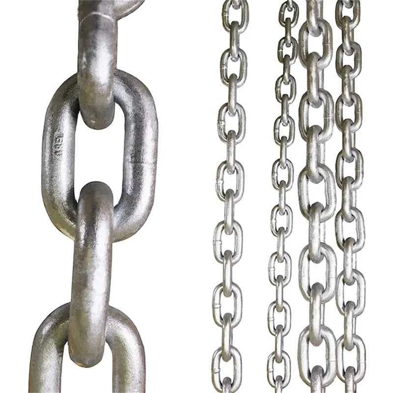 HLM free sample ISO certification marine flash butt welded anchor chain link anchor 8mm anchor chain galvanised