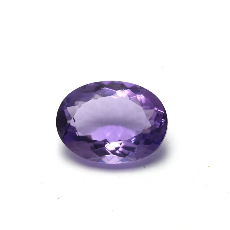 Lab quartz gemstone oval cut synthetic amethyst price per carat