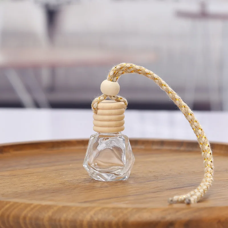 8 мл Новый подвесной автомобильный освежитель воздуха флакон для автомобильного парфюма пустой стеклянный лака ногтей трафаретная печать