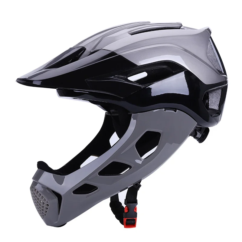 SUBO High Quality Removable Fullface Helmets Kids Helmet For Bicycle Scooter Skate Skydive Rechargeable USB Light Helmet For Kid