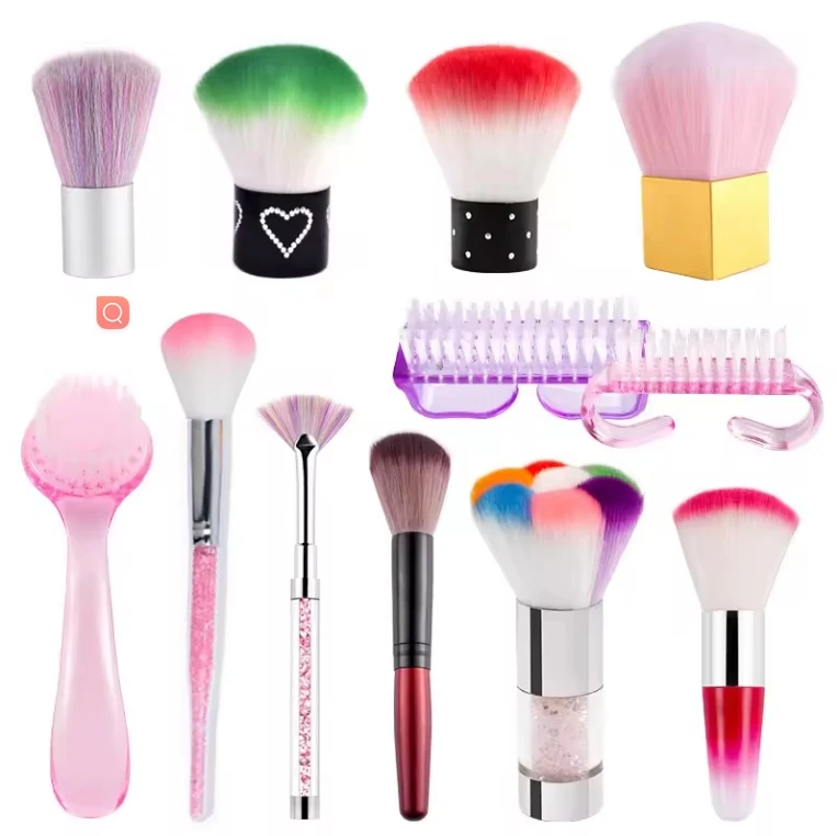 Hot Nail Art Brush Cleaning Remove Dust Powder Manicure Rose Head Manicure Pedicure Acrylic UV Gel Tool for nail