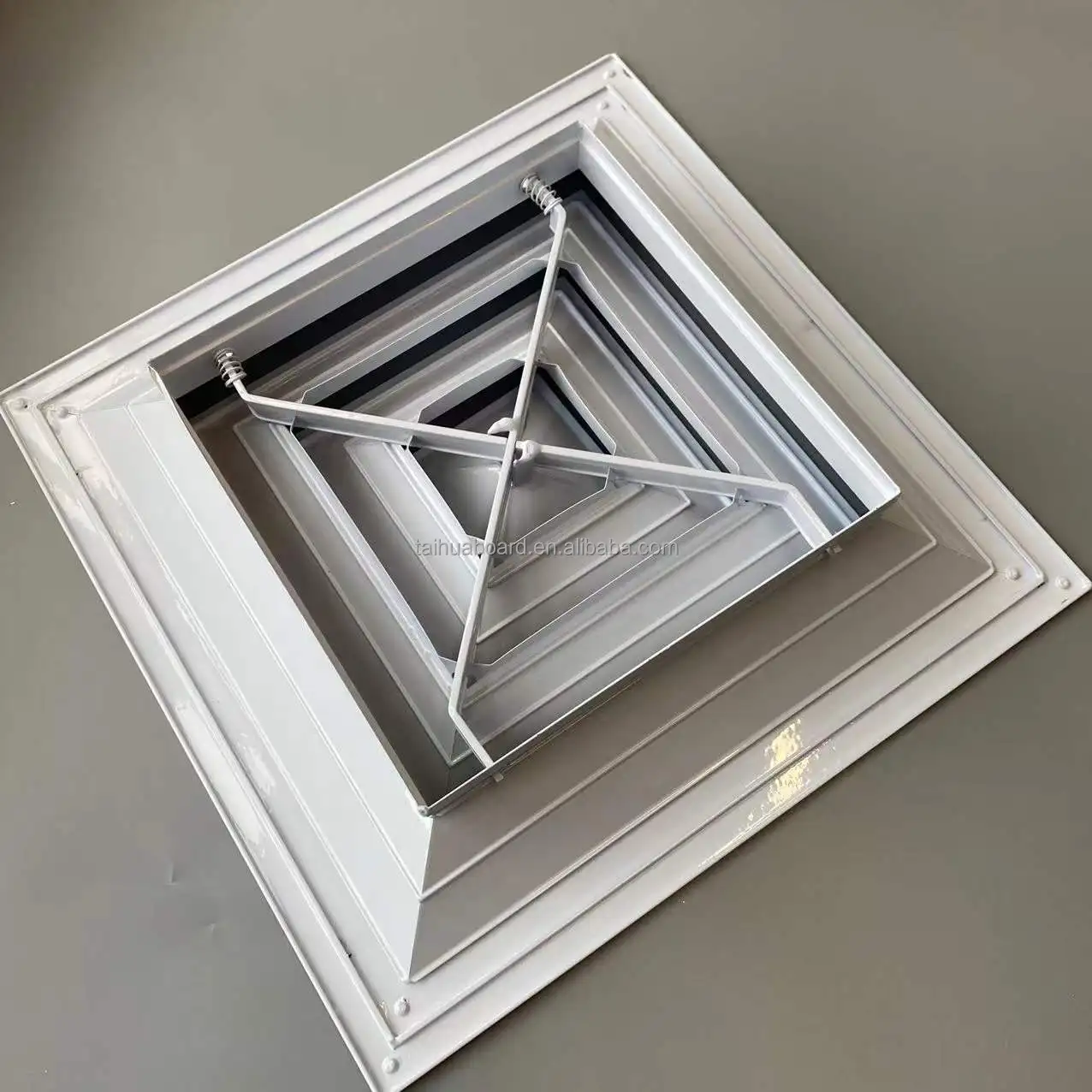 HVAC system supply ceiling air diffuser aluminum supply square air diffuser