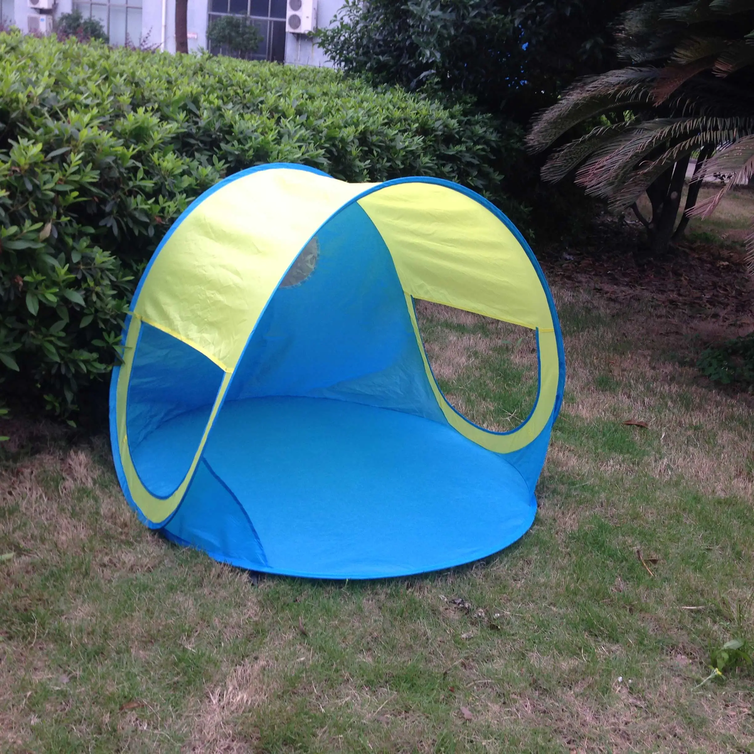 Wind Valley Single Layer Portable Baby Beach Tent Easy Set-Up Inflatable Waterproof Polyester for Summer Outdoor Activities