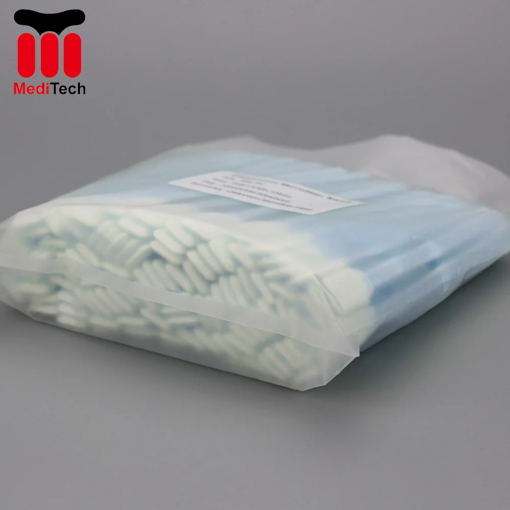 Factory Supply Large Rectangular Head Microfiber Cleanroom Swab for Remove Flux Residues and Excess Materials