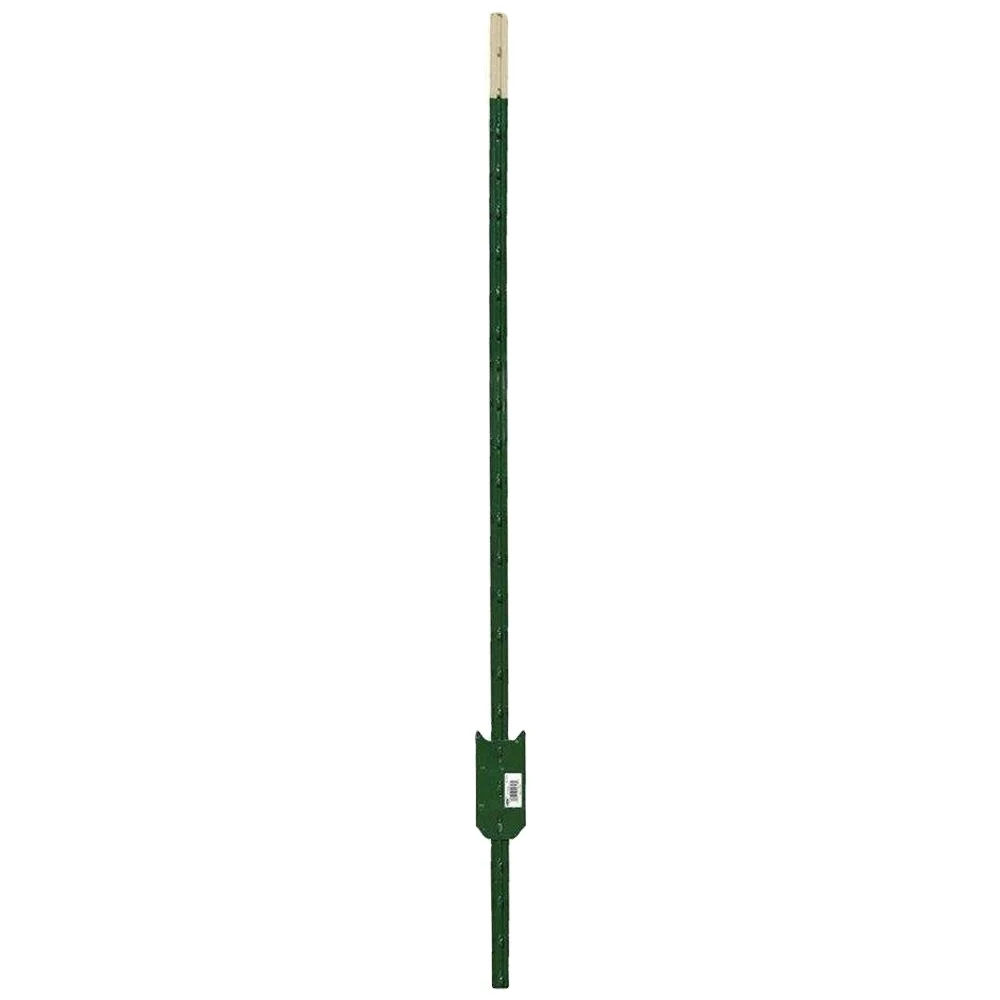 American Farm 6 ft t-post Galvanized T grape stake Fence picket iron Green metal farm T post fence post for sale