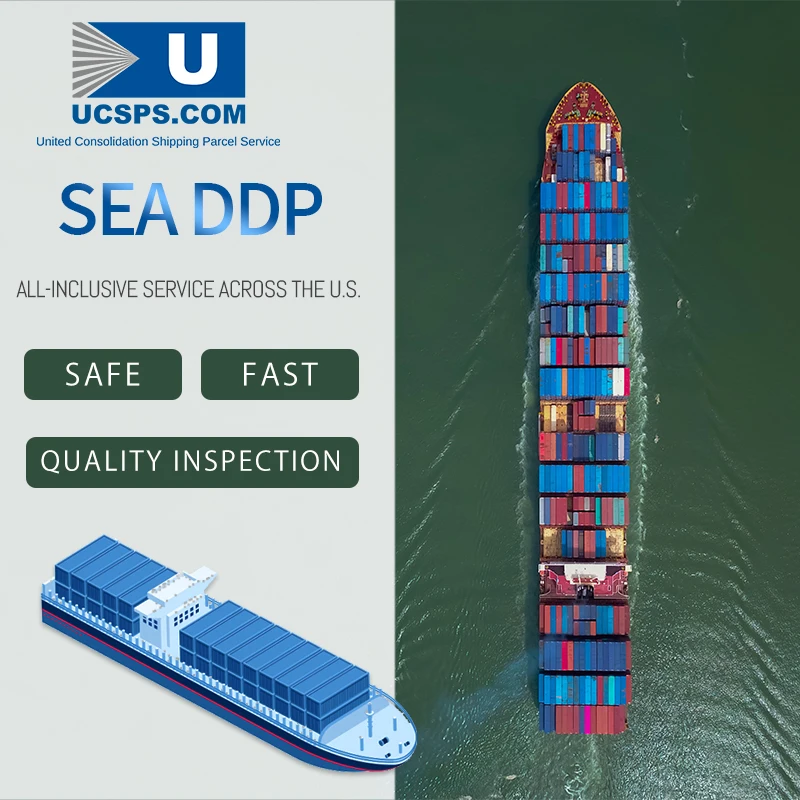 2022 hot amazon fba door to door logistics company from china ddp shipping to usa sea freight