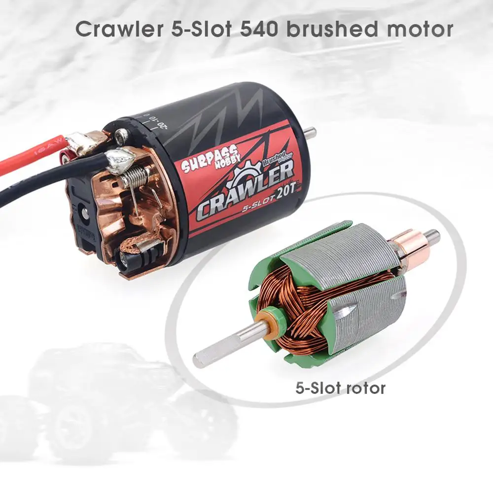 motor 540 for radio control toys remote control car electric motor kit for car engine toy parts 60A brushed ESC