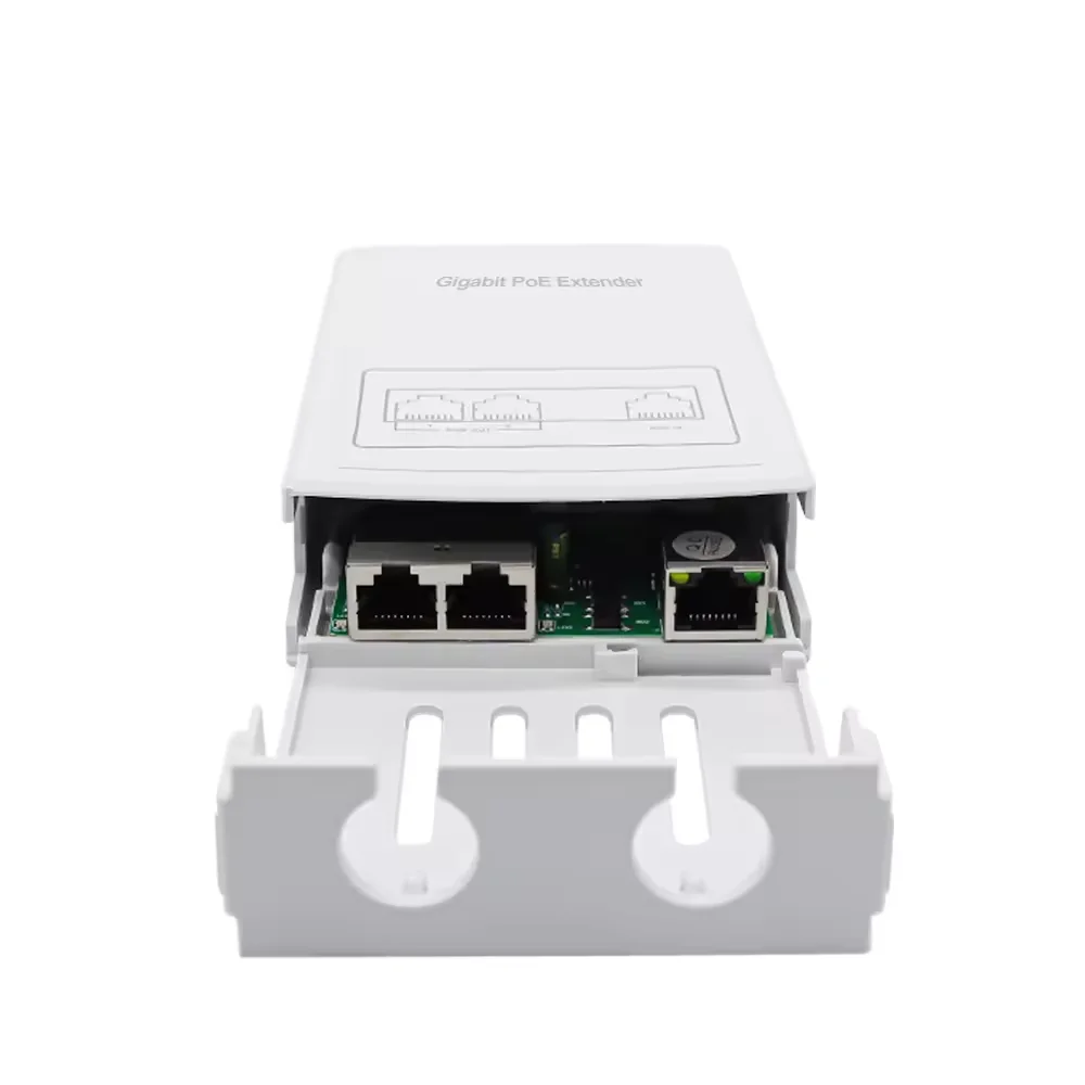 Outdoor Waterproof 1 in 2 Out Poe Extender 3 Port 10/100/1000Mb Gigabit Poe Repeater For Poe Switch Camera Cctv Security System