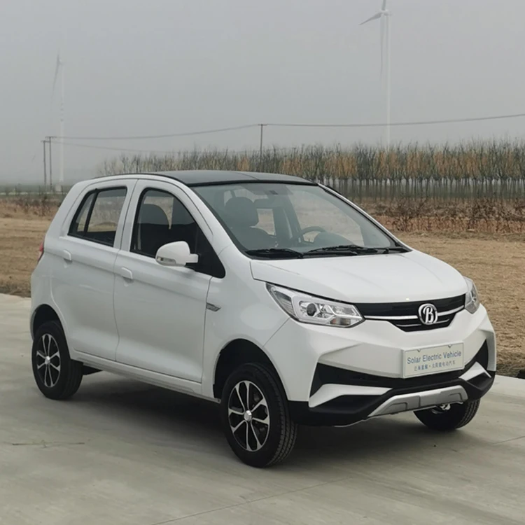 Right hand drive solar car  4 seater  mini car electric smart car for adults