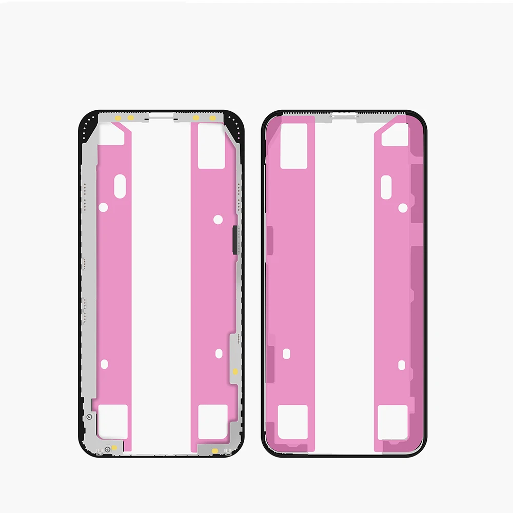 Original Bezel Frame With Adhesive Tape For iPhone 11 12 Pro X Xs Max 12Pro 11Pro 12Mini LCD Middle Frame