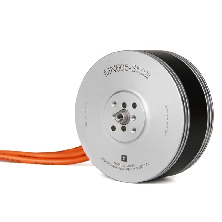 T-MOTOR MN605-S KV170 6-12s IP45 safe dc electric brushless drone UAV multirotor motor