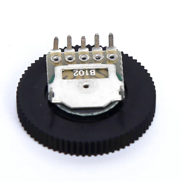 bonens Wholesaler 15*1 16*2 Dual thumb wheel potentiometer 5K 10K 50K 10k audio potentiometer