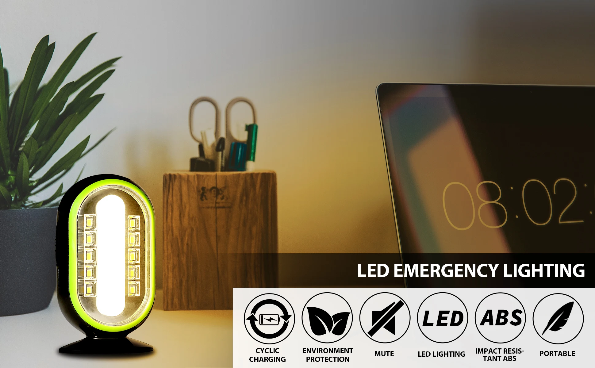 teyoza preferential usb charge mini rechargeable led portable light emergency lamp
