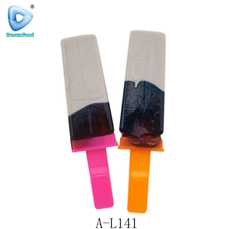 Wholesale Two-colors ice cream whistle lollipop sweet