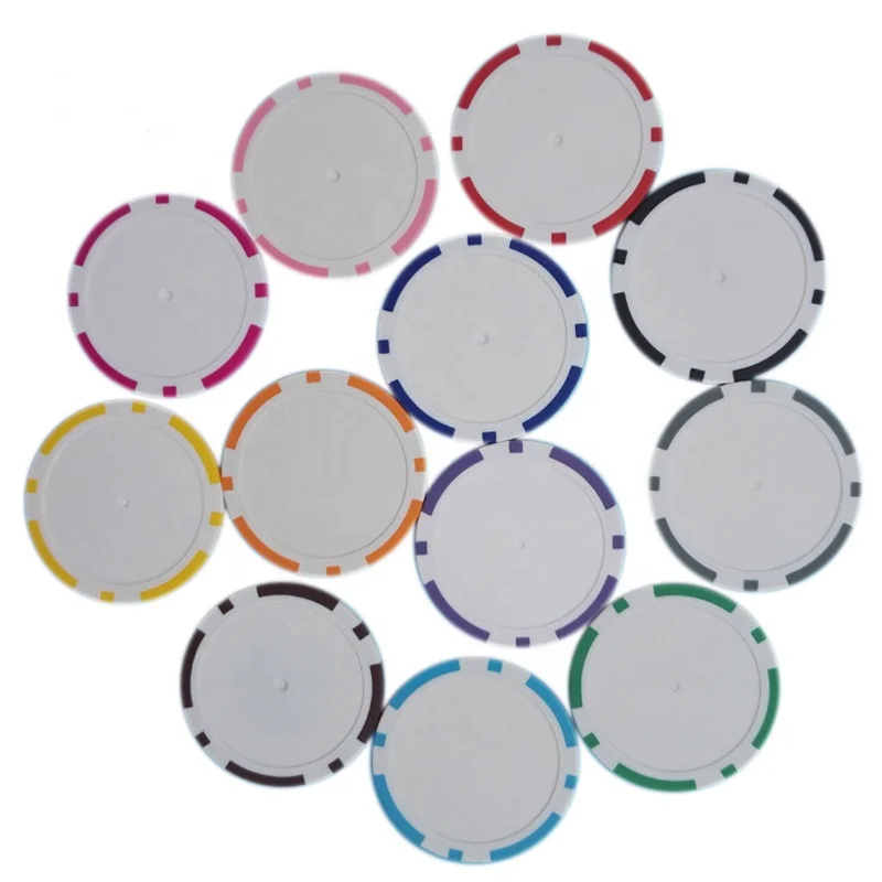 customized logo cheap 40mm ABS plastic blank poker chips set 11.5 Gram casino poker chips