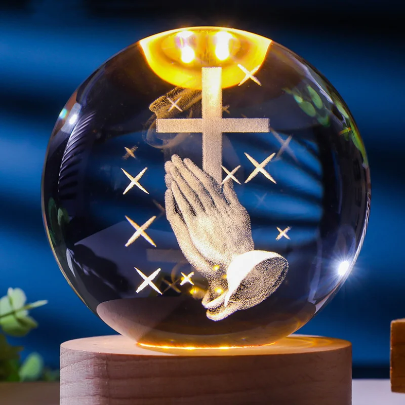 Brand New High Quality Customized Design Christianity Souvenir Gift Multiple Sizes Personalized Crystal Ball