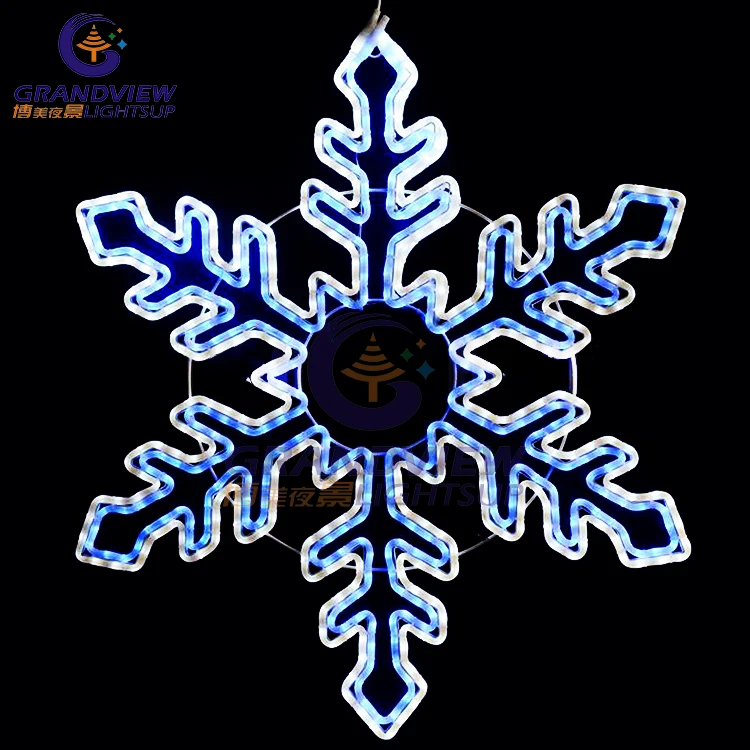 Hot Sale Christmas Decoration LED 2D Motif Snow Light For Holiday Decoration