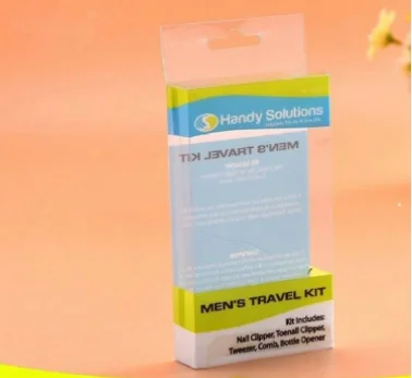 
Wholesale customized folding clear PET packaging gift box cosmetic box pet window plastic box 