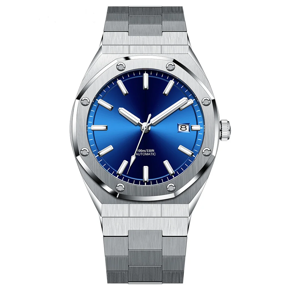 Mens Watch Japan Luxury Automatic Watches Men 10ATM Waterproof Custom Top Quality Waterproof Luminous Mechanical Watch