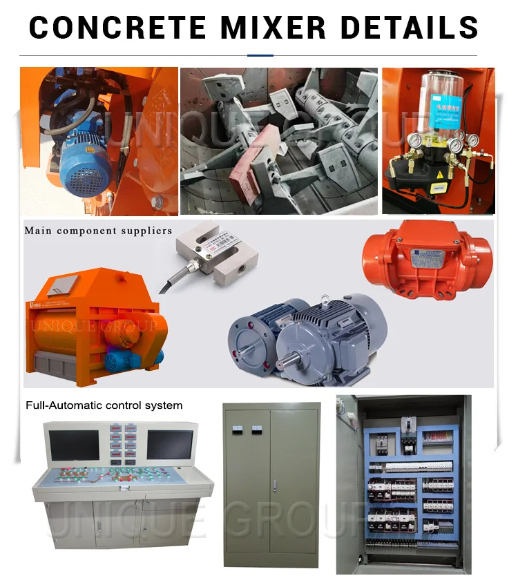 engineering & construction machinery Small mini ready HZS35 mobile concrete batching plant on sale