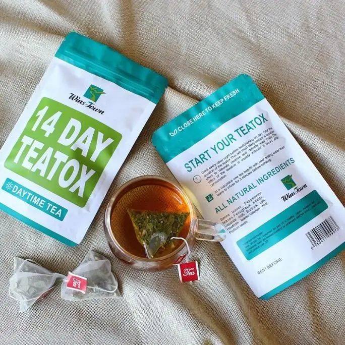 14 days detox tea  for Chinese slimming green tea