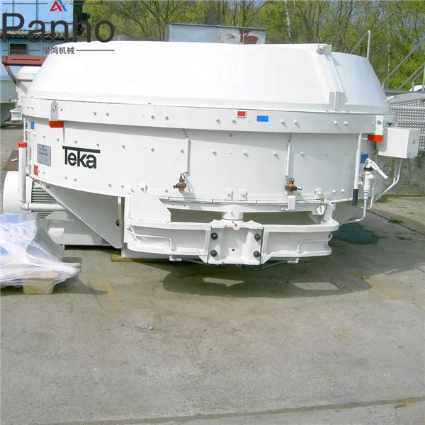 3m3 High speed vertical Teka pan type large concrete mixer for precast concrete and ready-mixed concrete