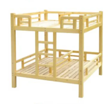 Children Kids Used Bunk Bed for Kids Chit Beds Babe Furniture Double Korean White Wood Box Style Packing Modern Bedroom Color