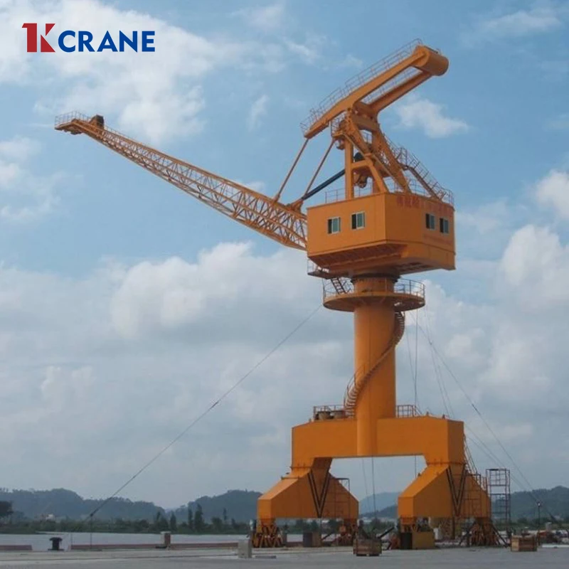KCRANE Shipyard Container Portal Crane High Quality 10ton Portal Jib Crane