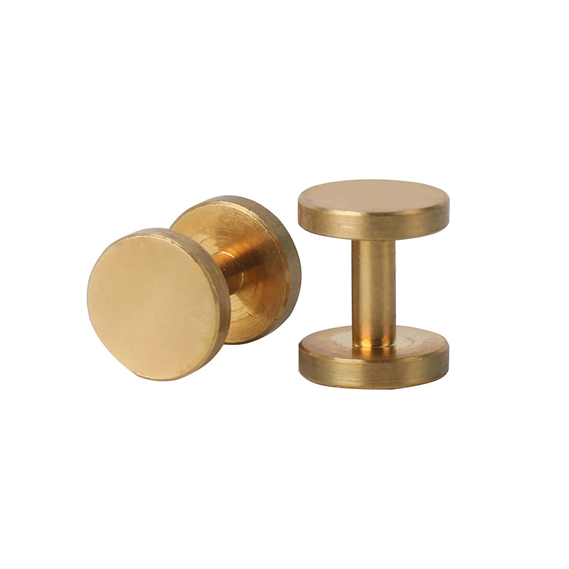 Factory Customized Brass  Binding Post Screw for Leather Belt