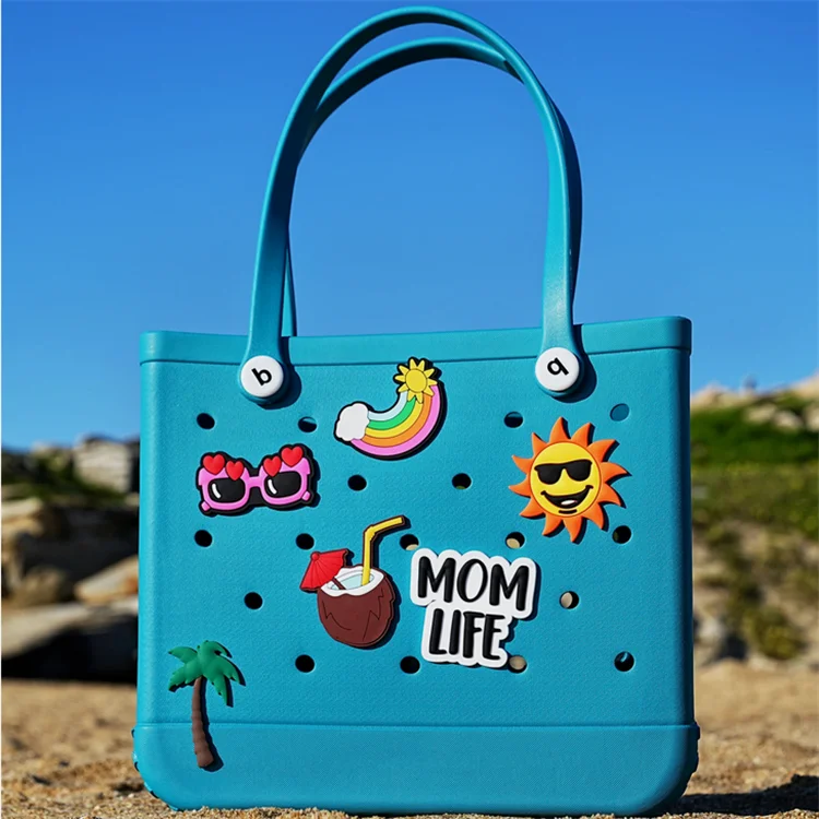 2024 Hot Selling Fashion Handbags Bogg Bag Silicone Beach Washable Eva Bogg Bag Totes For Women