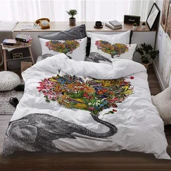 Лидер продаж, роскошный модный мягкий персонализированный Комплект постельного белья из 4 предметов с принтом на заказ