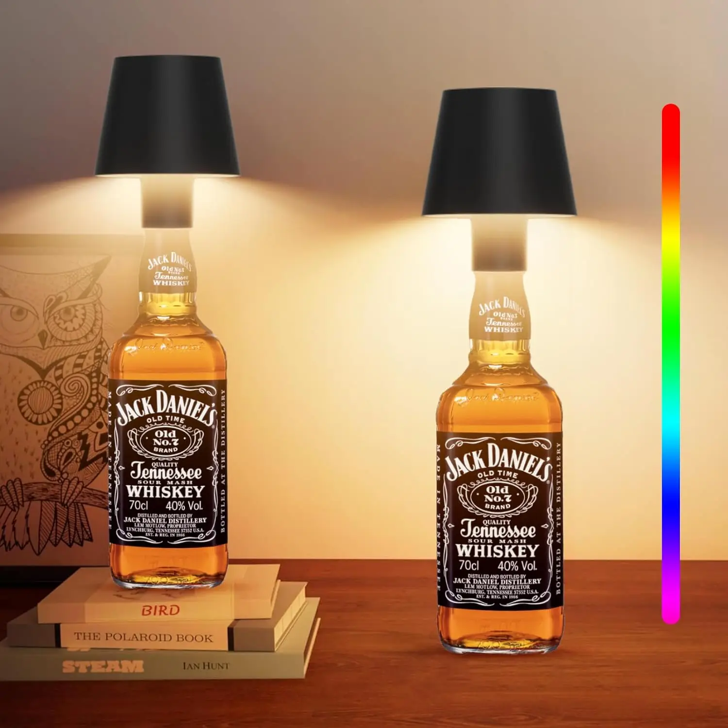 Беспроводная сенсорная настольная лампа RGB для внутреннего и наружного светодиодного перезаряжаемого стола с регулируемой яркостью