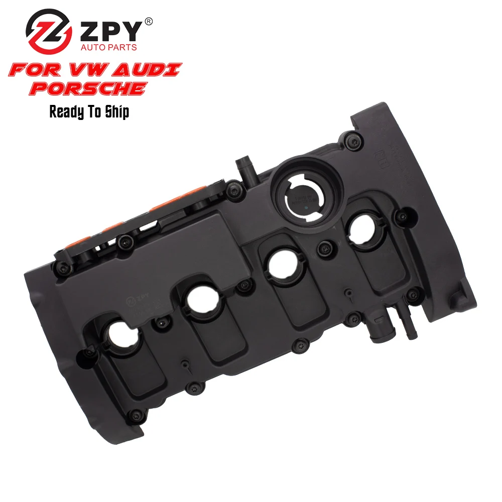 ZPY Factory Price Aluminium Plastic New Engine Valve Cover & Gasket 06D103469H 06D103469J For Audi A4 Quattro