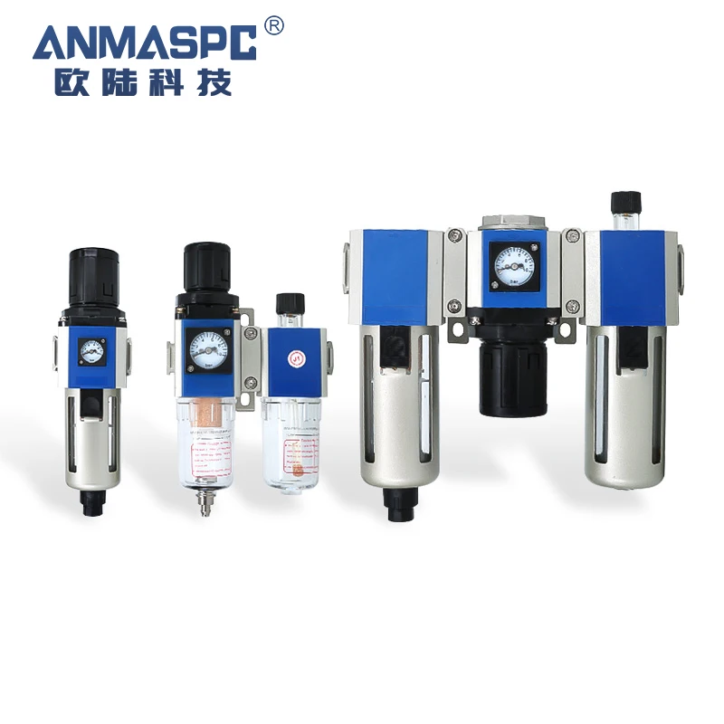 oulu ANMASPC factory outlet china manufacturer air filter component regulator lubricator pneumatic combination treatment units