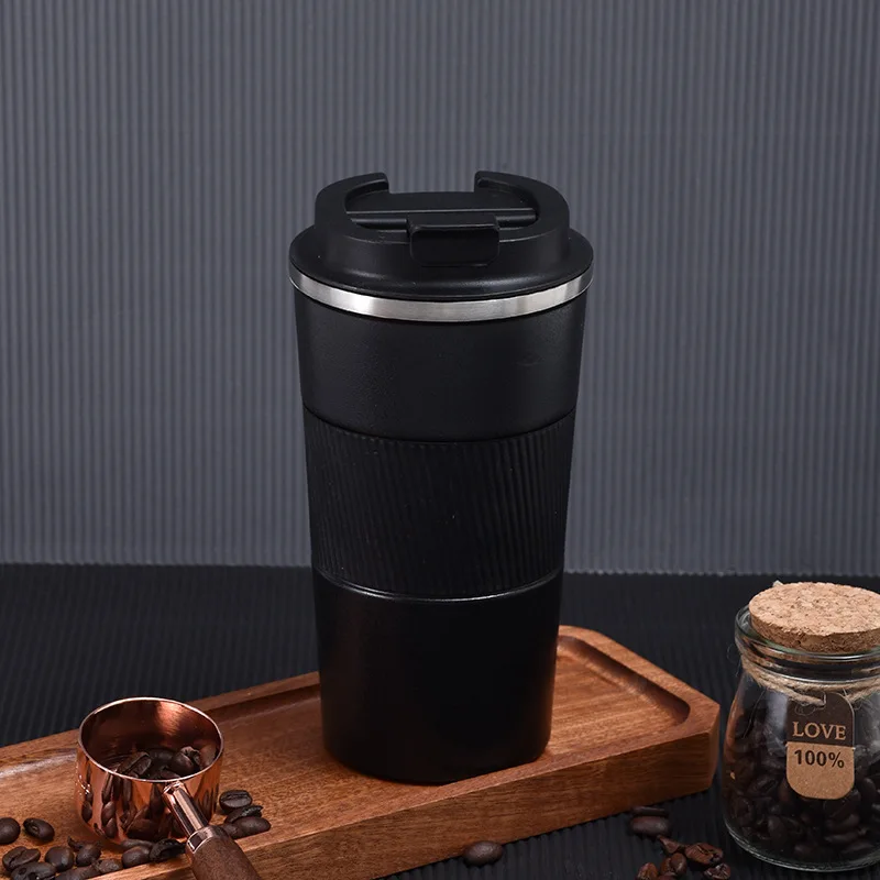 Hot sale 380 ml 510 ml Stainless Steel Travel cup Camping Beer Mug Vacuum Insulated coffee Mugs and Cup with silicone sleeve