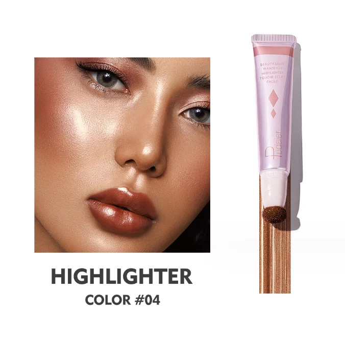 Multi Function Face Makeup Set Cream Bronzer Contour Beauty Wand Highlighter Contour Liquid Blush With Cushion Applicator