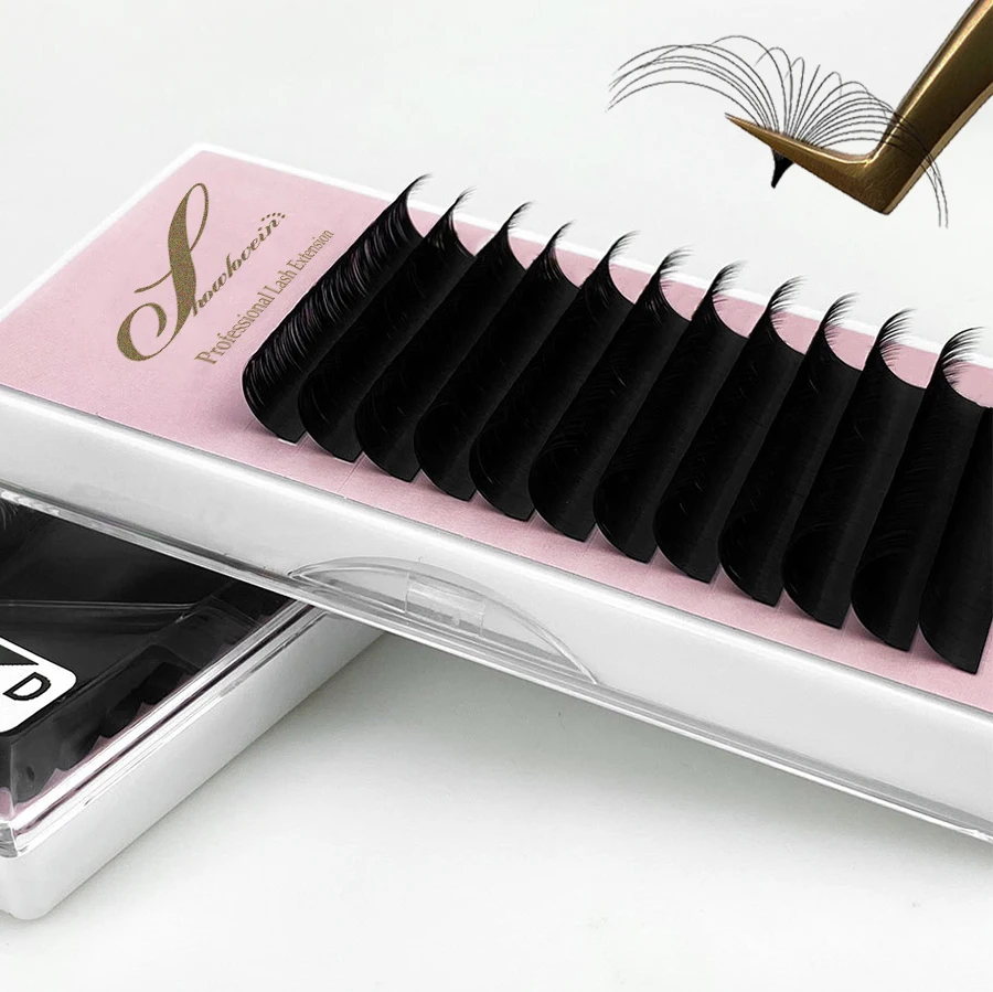 Korean PBT Volume Lash Extension Trays Private Label Individual Volume Eyelash Extension Trays
