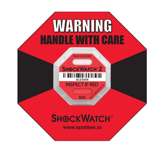 Shockwatch Shock Proof  Label Original Impact Indicator Shipping Warning Labels in Stock