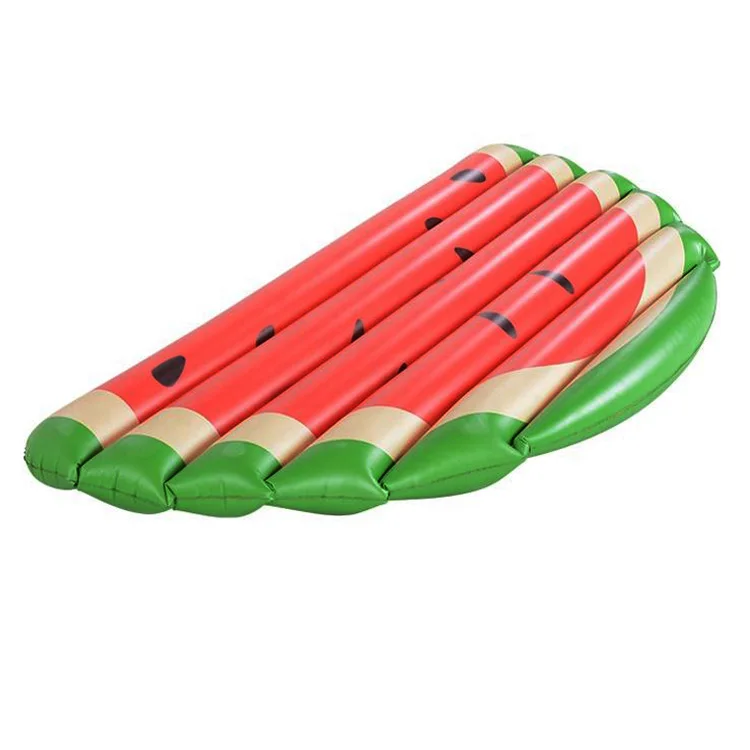 Sea Party Inflatable Water Floating Mats Large Pool Float Beach Lounger Watermelon Slice Toys Floats