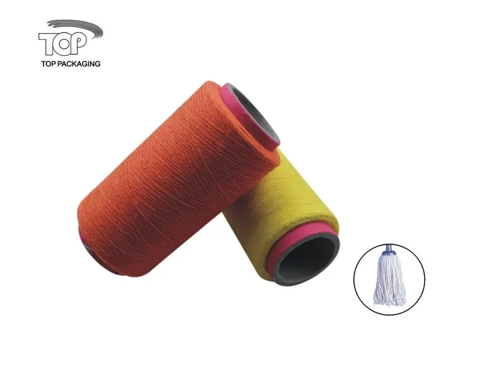 
blended yarn for mop rope cotton mop yarn colorful yarn 
