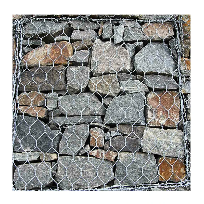 Top Quality Heavy Galvanized Gabion Basket Gabion Box Hexagonal Iron Wire Mesh Woven Gabion Net
