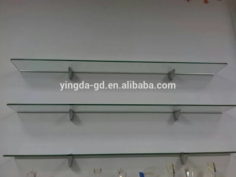small swivel cabinet glass clamp/table glass clip/glass holder for shelf