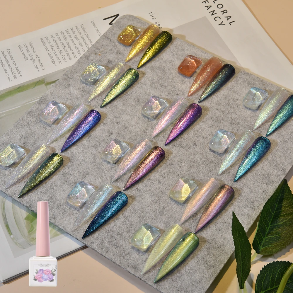 Nail Art Gel Polish Colorful Shiny Galaxy Optical Chameleon Laser Nail Gel Polish