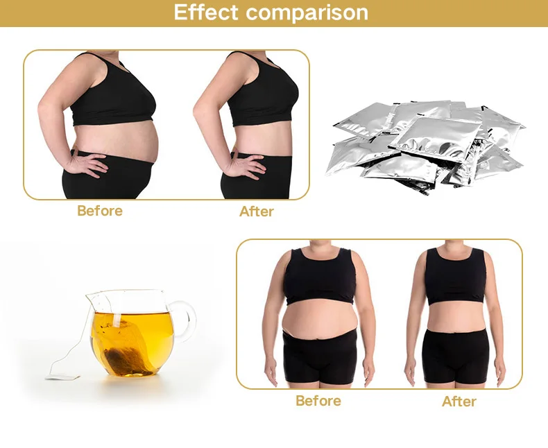 Top Grade Best 100% organic 14 days slim tea bag flat tummy skinny herbal detox tea weight loss slimming tea