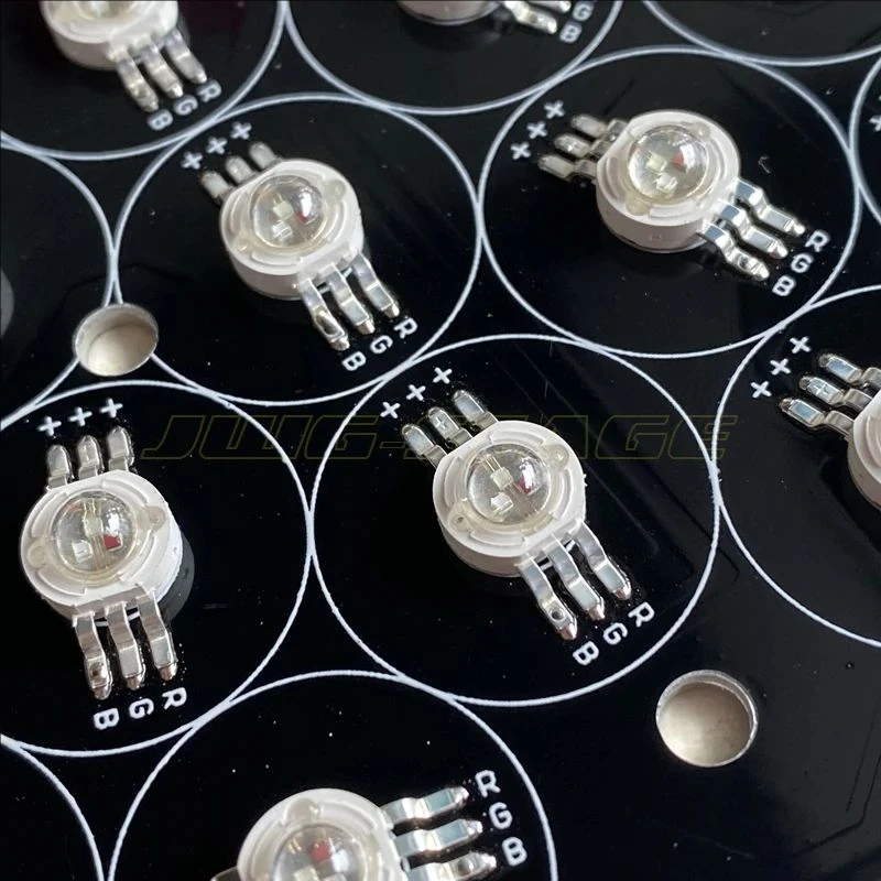 2pcs/lot - 54x3w RGB LED Light Panels (194mm194mm) - Led Par Light Special Accessories (24V)